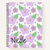 Carnet Lilac Flowers (Devant)