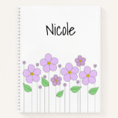 Carnet Lilac Flowers (Devant)