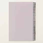 Carnet Lilac personnalisé (Verso)