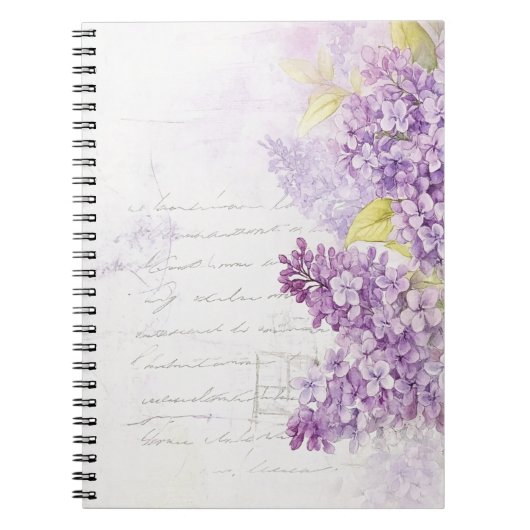 Carnet Lilac pourpre (Devant)