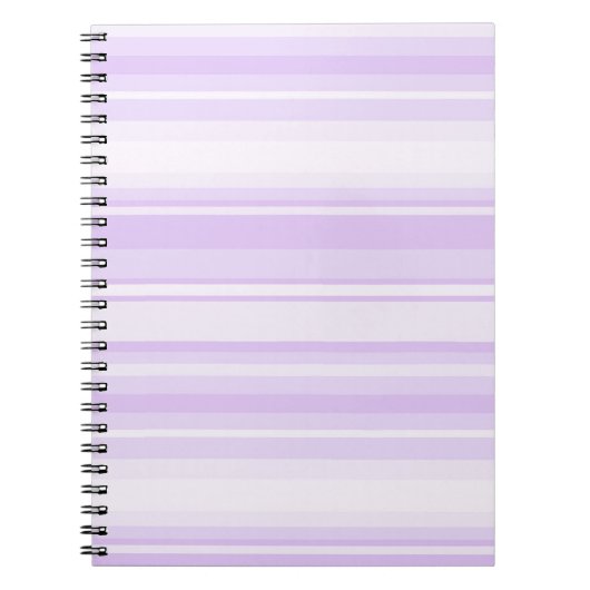 Carnet Lilac rayures (Devant)