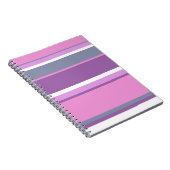 Carnet Lilac rayures (Côté Droit)