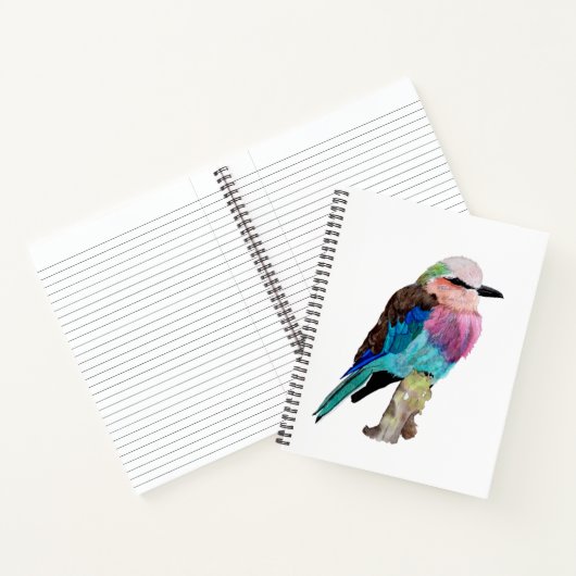 Carnet Lilac Roller Breast Bird (Intérieur)