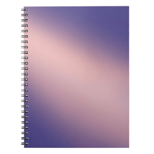Carnet Lilac rose clair de lune ombre effet (Devant)