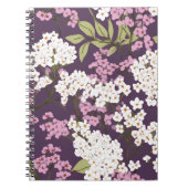 Carnet Lilacs Sur Violet (Devant)
