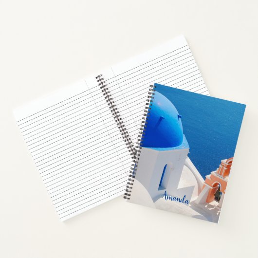 Carnet L'île grecque Santorin (Intérieur)