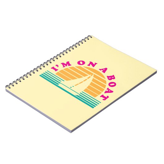 Carnet L'île isolée sur un bateau (Côté gauche)