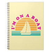 Carnet L'île isolée sur un bateau (Devant)