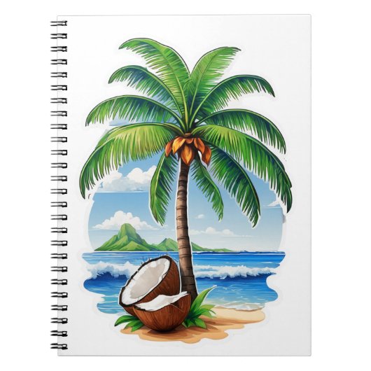 Carnet L'île tropicale des Cocotiers (Devant)
