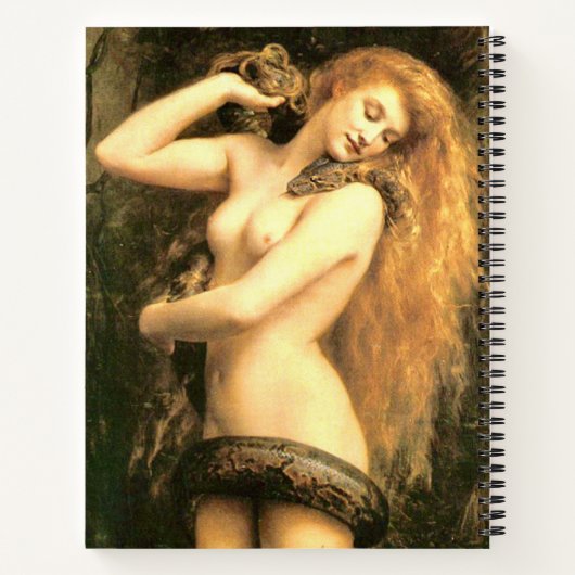 Carnet Lilith par John Collier (Dos)