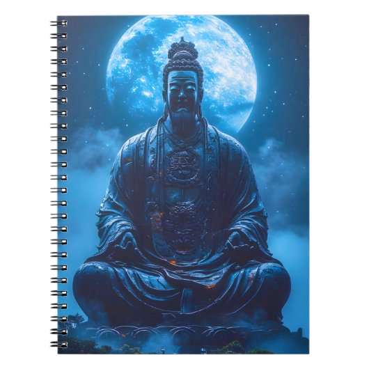 Carnet L'illumination en bleu (Devant)