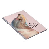 Carnet L'illustration | d'otarie ajoutent votre texte (Côté Droit)