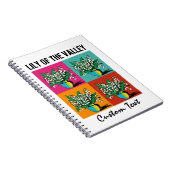 Carnet Lily de la vallée mai naître Mois Flower Gardener (Côté Droit)