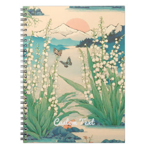 Carnet Lily de la vallée Mois de naissance Fleur japonais