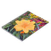 Carnet Lily orange vif (Côté gauche)