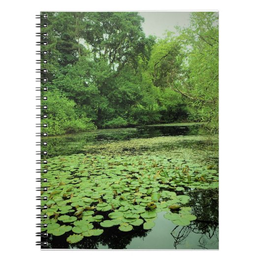 Carnet Lily Pads sur le Pond (Devant)