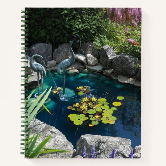 Carnet Lily Pond Spiral (Devant)
