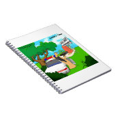 Carnet Limace Agent de la Circulation Drôle (Côté Droit)