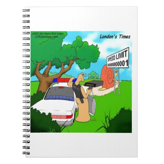 Carnet Limace Agent de la Circulation Drôle (Devant)