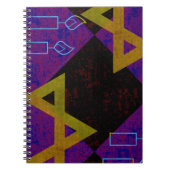 Carnet L'image à thème Hanukkah de SlipperyJoe's jaune do (Devant)
