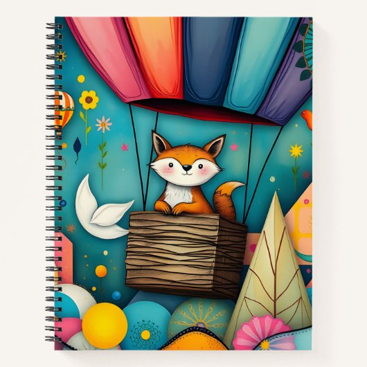 Carnet L'Imaginaire volant d'un Fox (Devant)