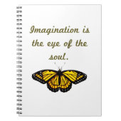 Carnet L'Imagination Est L'Oeil De L'Âme (Devant)