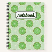 Carnet Lime Green Aesthetic Notebook (Devant)