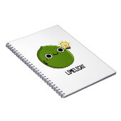 Carnet Lime-light Fruit Drôle Pun Lime (Côté Droit)