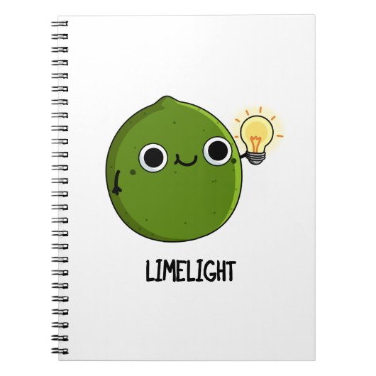 Carnet Lime-light Fruit Drôle Pun Lime (Devant)