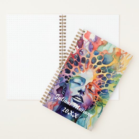Carnet Limites floues Nom personnalisé (À l'intérieur)
