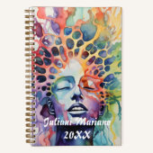 Carnet Limites floues Nom personnalisé (Recto)