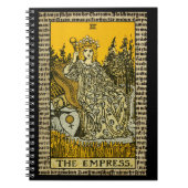 Carnet L'impératrice Tarot (Devant)