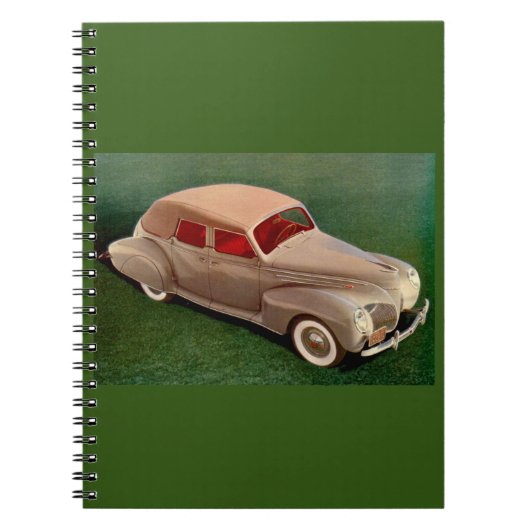 Carnet Lincoln Zephyr 1939 (Devant)