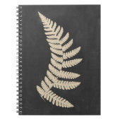 Carnet Linen Fern (Devant)