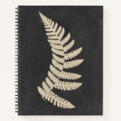 Carnet Linen Fern (Devant)