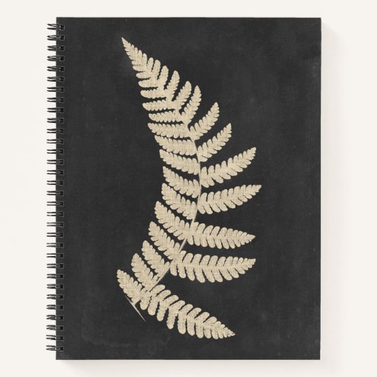 Carnet Linen Fern (Devant)