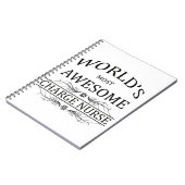 Carnet L'infirmier en chef le plus impressionnant du (Côté gauche)