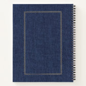 Carnet Linge Brodé de Style Hérité avec Or (Dos)