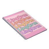 Carnet Lingorm Kawaii Bubble Letter (Côté Droit)