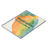 Carnet L'Inspiration Est Partout (Côté gauche)