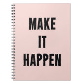 Carnet L'Inspiration rose En Fait (Devant)