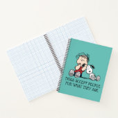 Carnet Linus consolé avec l'oreille de Snoopy (Intérieur)