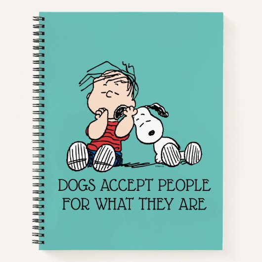 Carnet Linus consolé avec l'oreille de Snoopy (Devant)