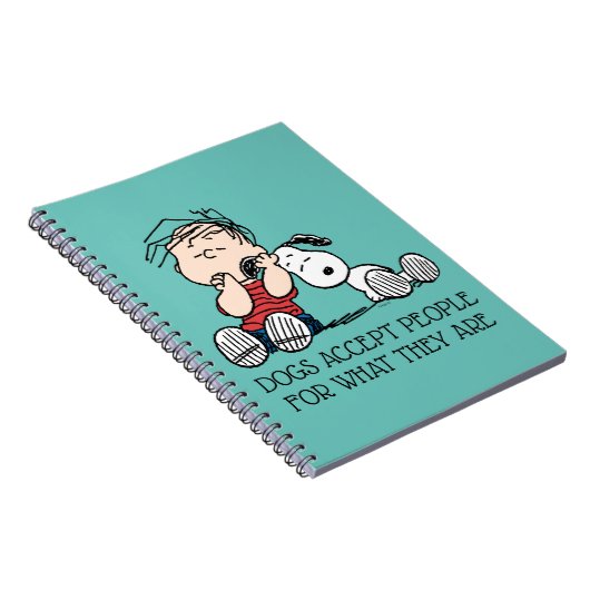 Carnet Linus consolé avec l'oreille de Snoopy (Côté Droit)