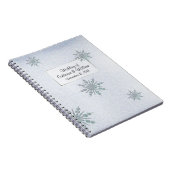 Carnet L'invité en cristal de mariage d'hiver de flocons (Côté Droit)