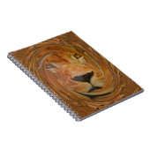 Carnet Lion Abstrait Safari Art (Côté Droit)