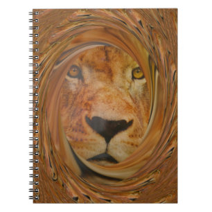 Carnet Lion Abstrait Safari Art