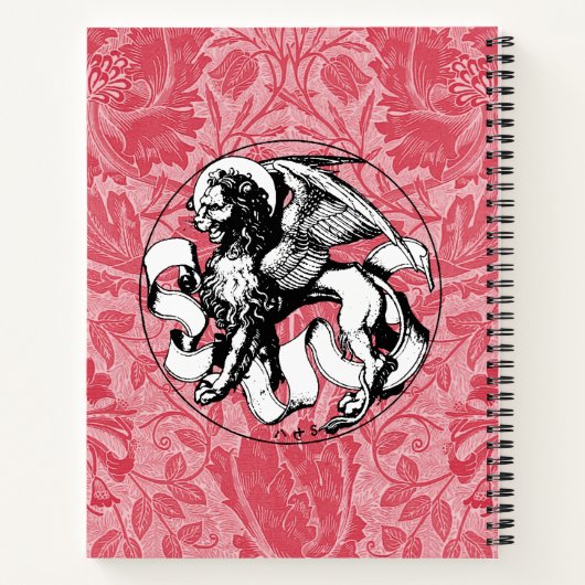 Carnet Lion ailé Saint-Marc du XVe siècle (Dos)