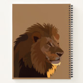 Carnet Lion Animal de la faune Lion (Dos)