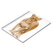 Carnet Lion Big Cat Predator Fièrement (Côté gauche)